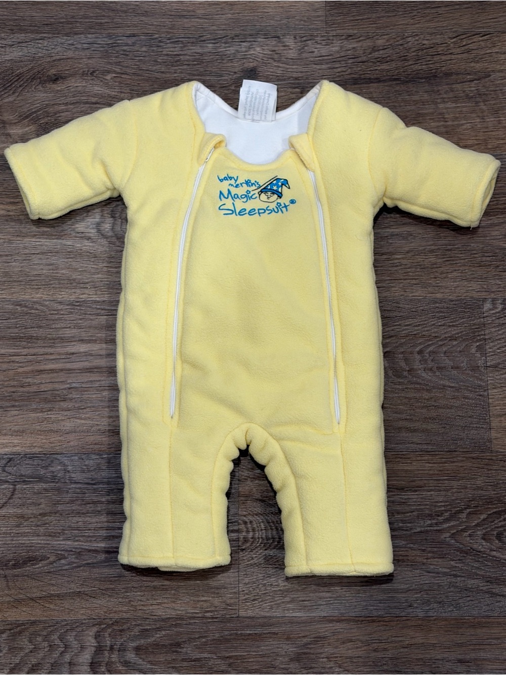 Baby Merino Magic Sleepsuit in Soft Yellow